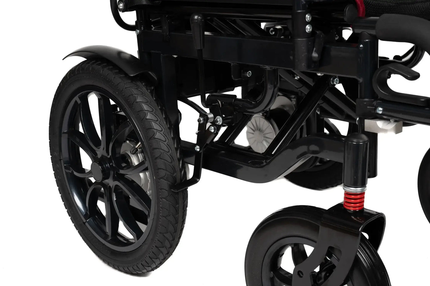 Antar Elektrischer Rollstuhl aus Carbonstahl Schwarz – AT52332