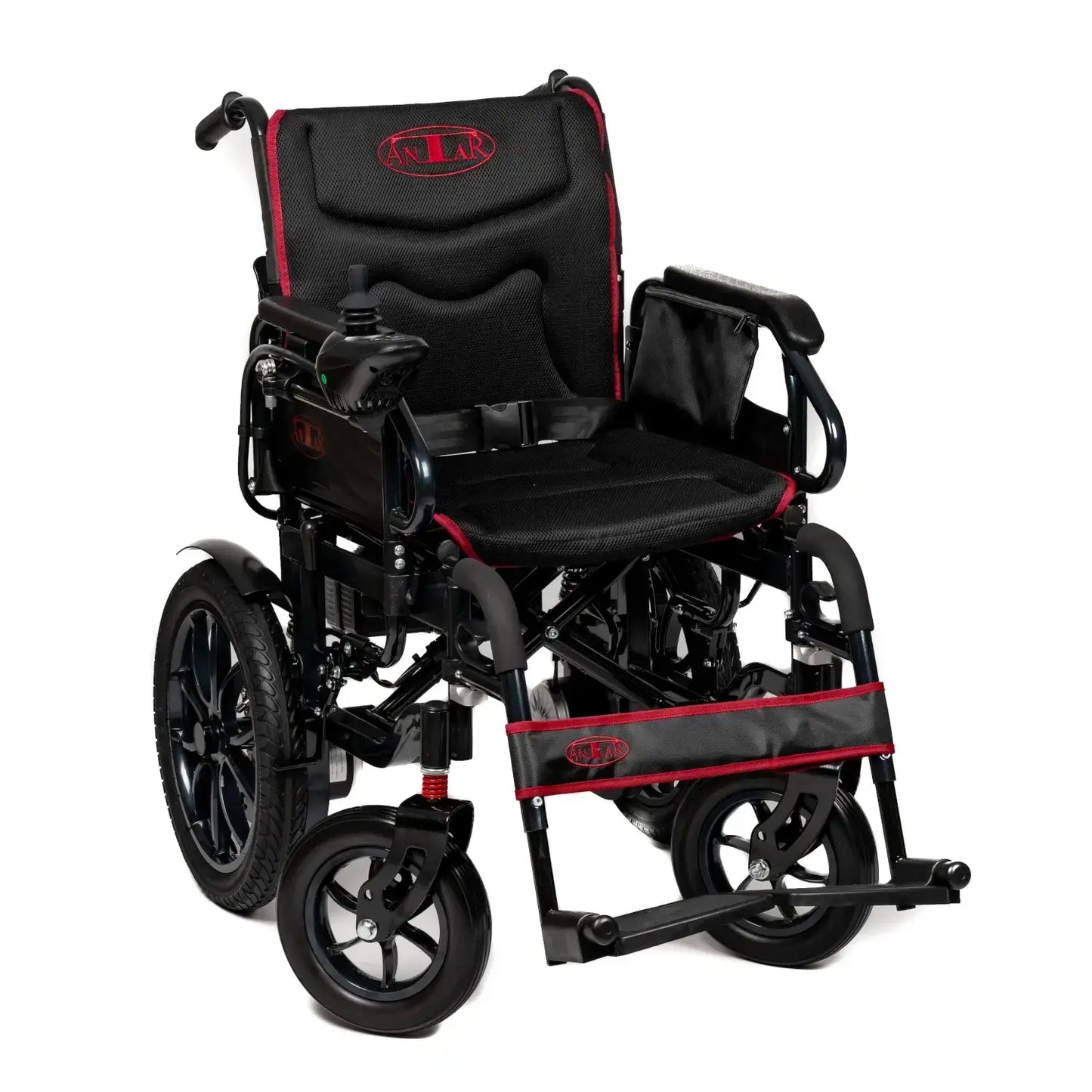 Antar Elektrischer Rollstuhl aus Carbonstahl Schwarz – AT52332
