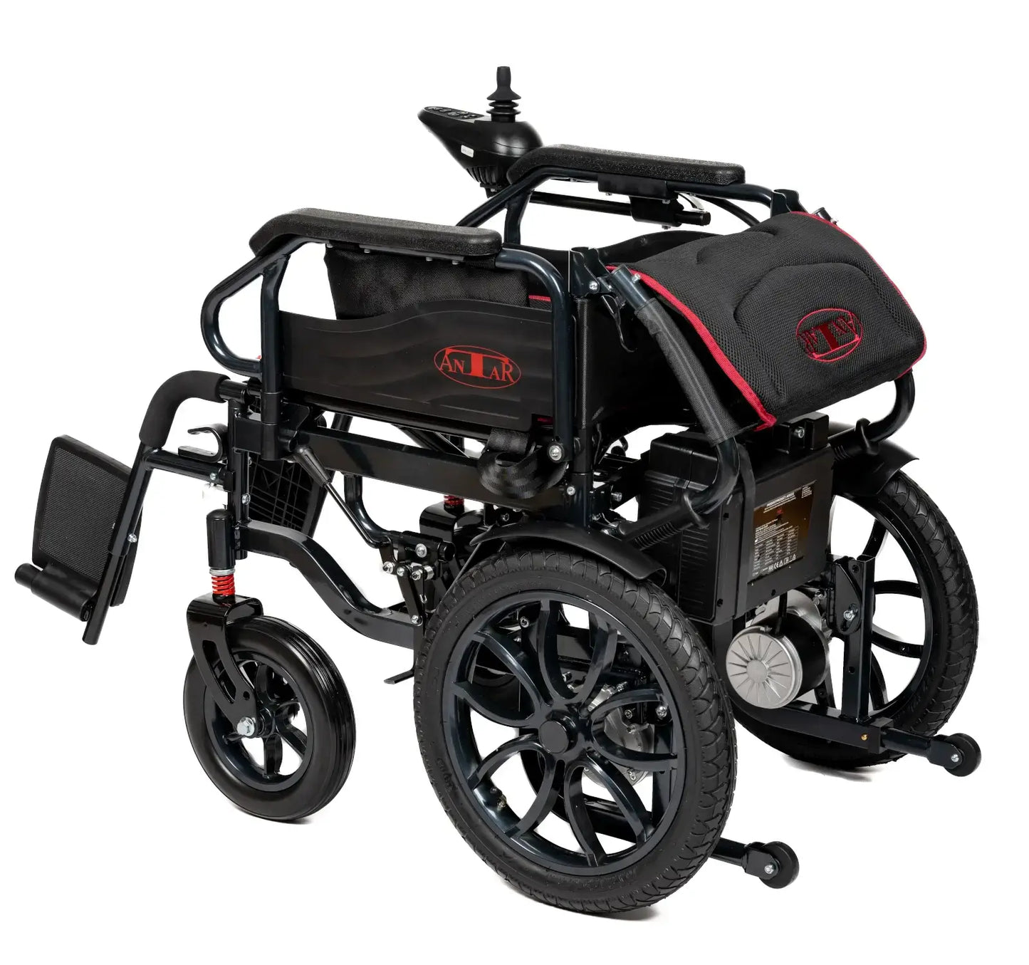 Antar Elektrischer Rollstuhl aus Carbonstahl Schwarz – AT52332