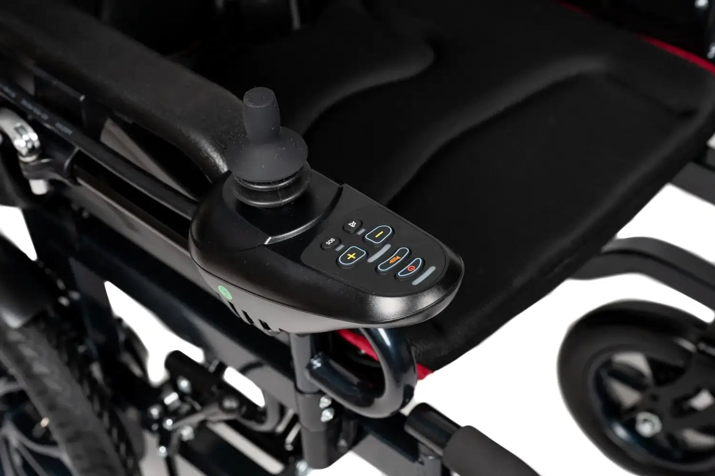 Antar Elektrischer Rollstuhl aus Carbonstahl Schwarz – AT52332