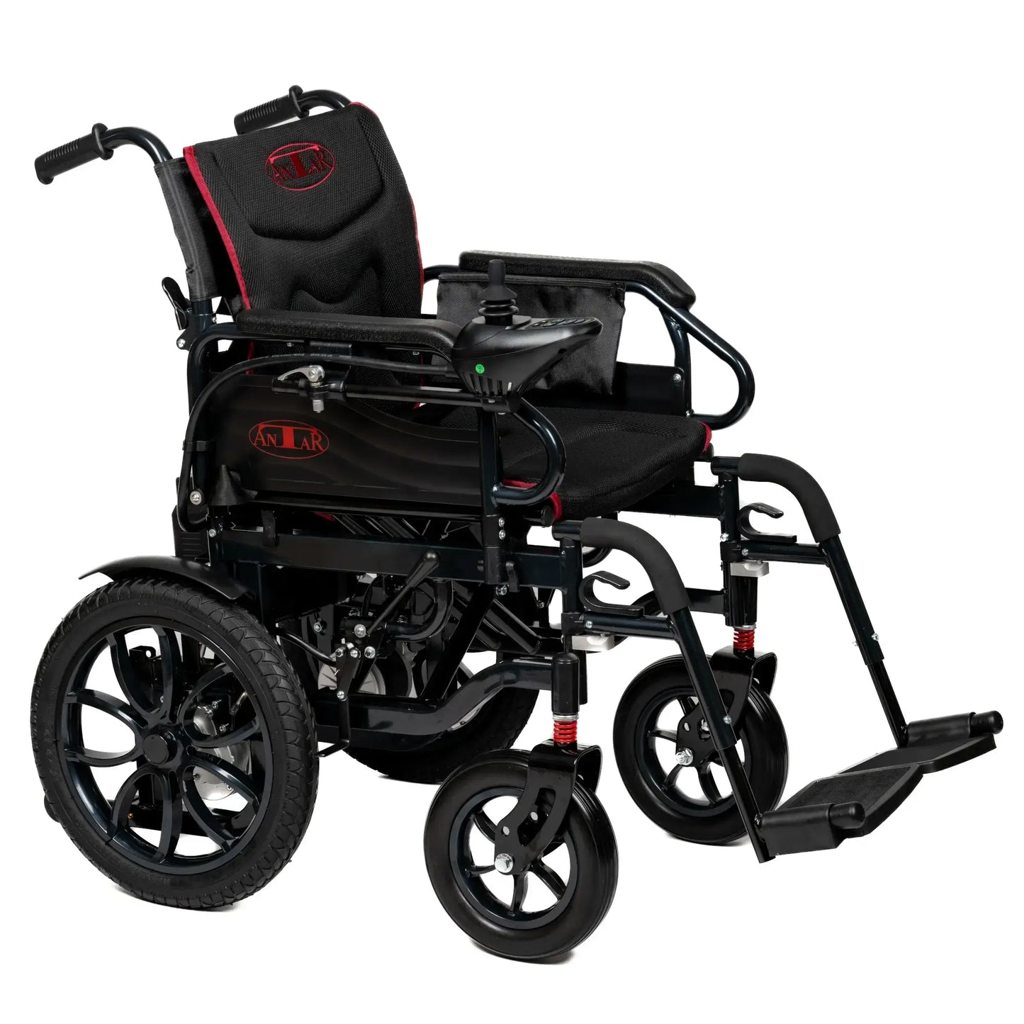 Antar Elektrischer Rollstuhl aus Carbonstahl Schwarz – AT52332