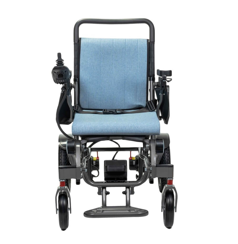Elektrischer Rollstuhl – faltbar, leicht & mit Fernbedienung