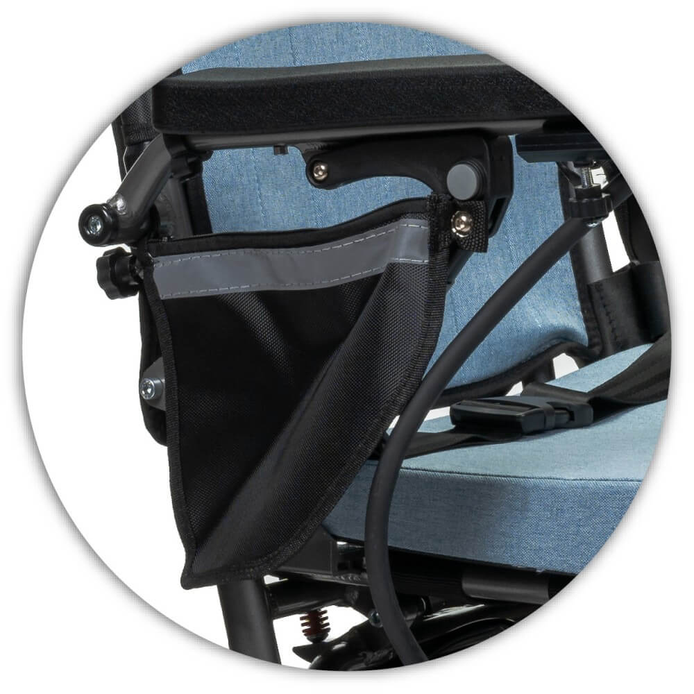 Elektrischer Rollstuhl – faltbar, leicht & mit Fernbedienung