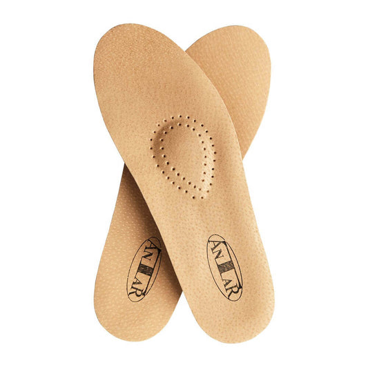 Orthopädische Ledersohlen mit Spreizfußpelotte – AT53502