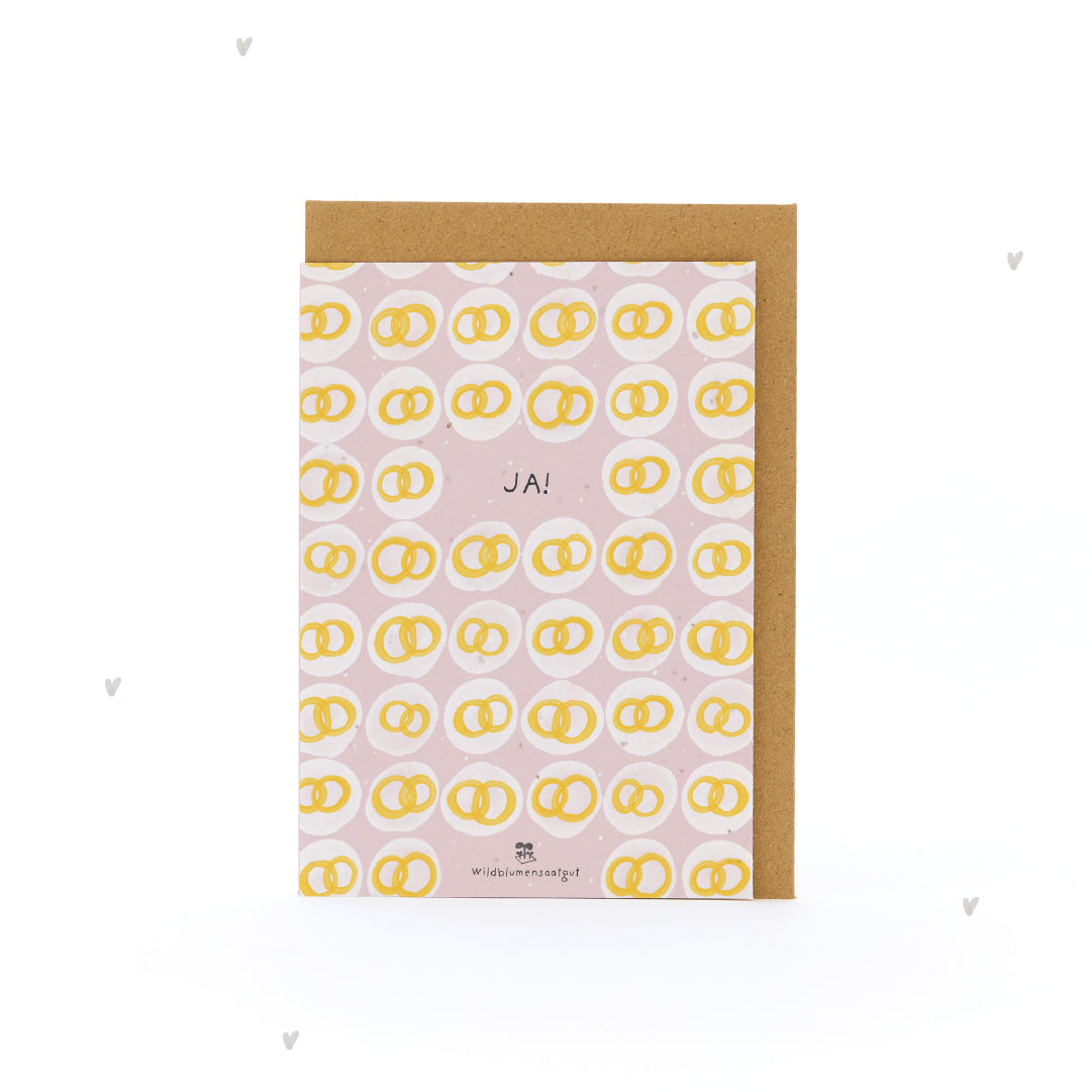 Grußkarte - Ja!