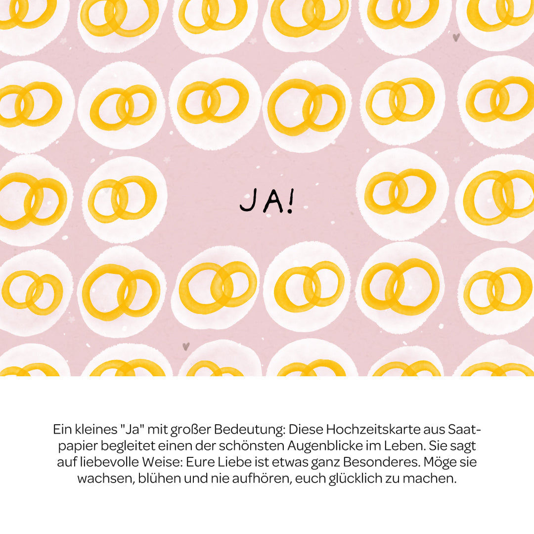 Grußkarte - Ja!