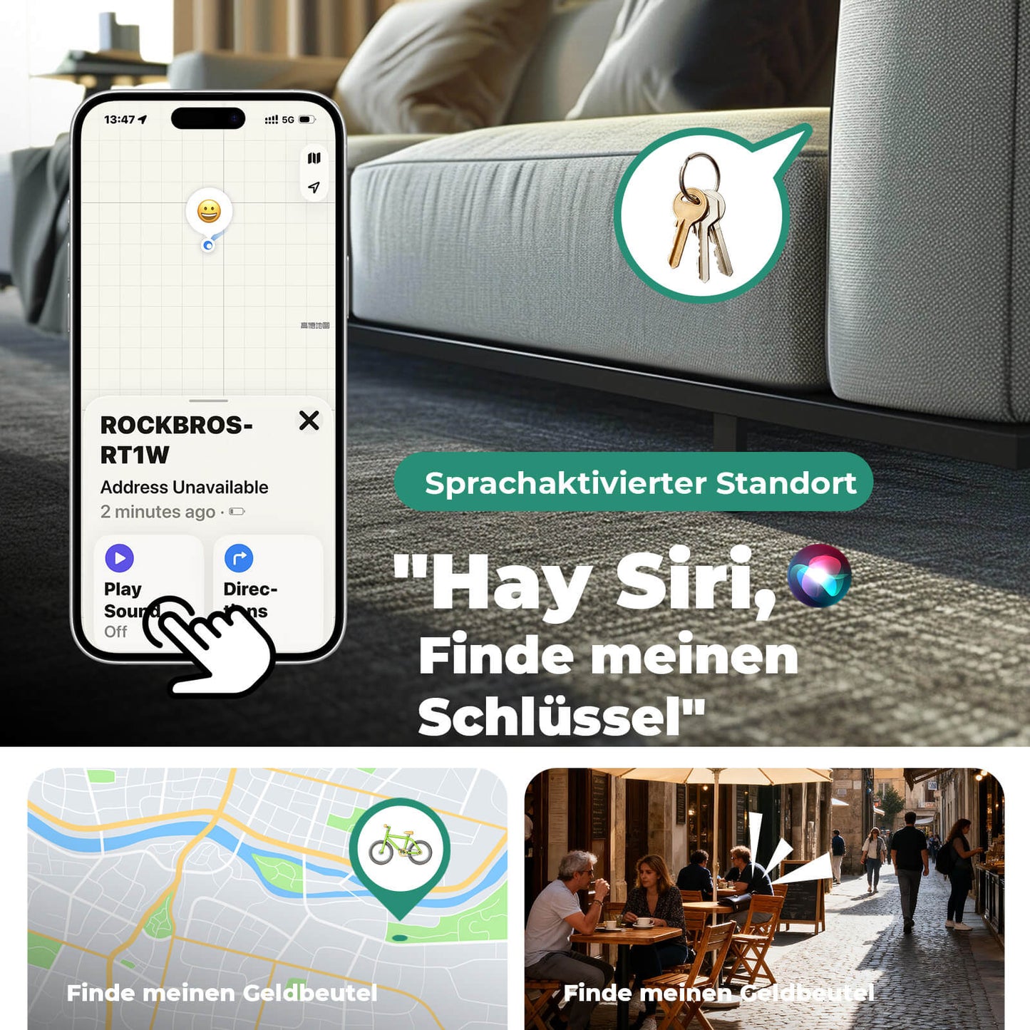 Anti Verlust Tracker Apple 365 Tage Batterie