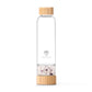Lotus Vita - Glastrinkflasche mit Kristallfach – Edel & Energetisierend