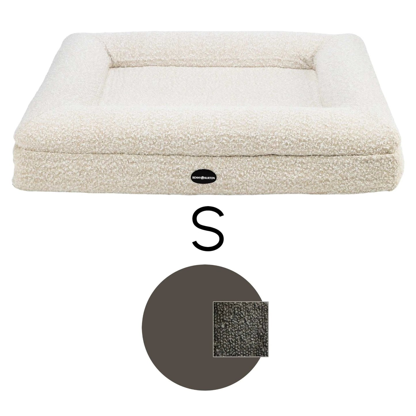 Hundebett Barklay Größe S mit Boucèbezug