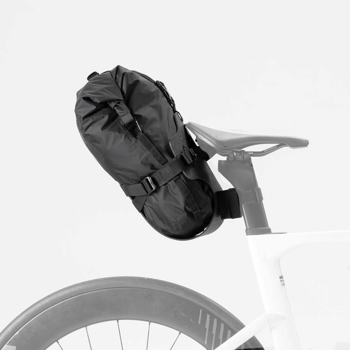 Bikepacking Heck-Gepäckträger + Wasserdichte  Kompressionstasche Set