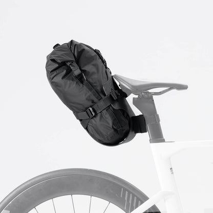 Bikepacking Heck-Gepäckträger + Wasserdichte  Kompressionstasche Set