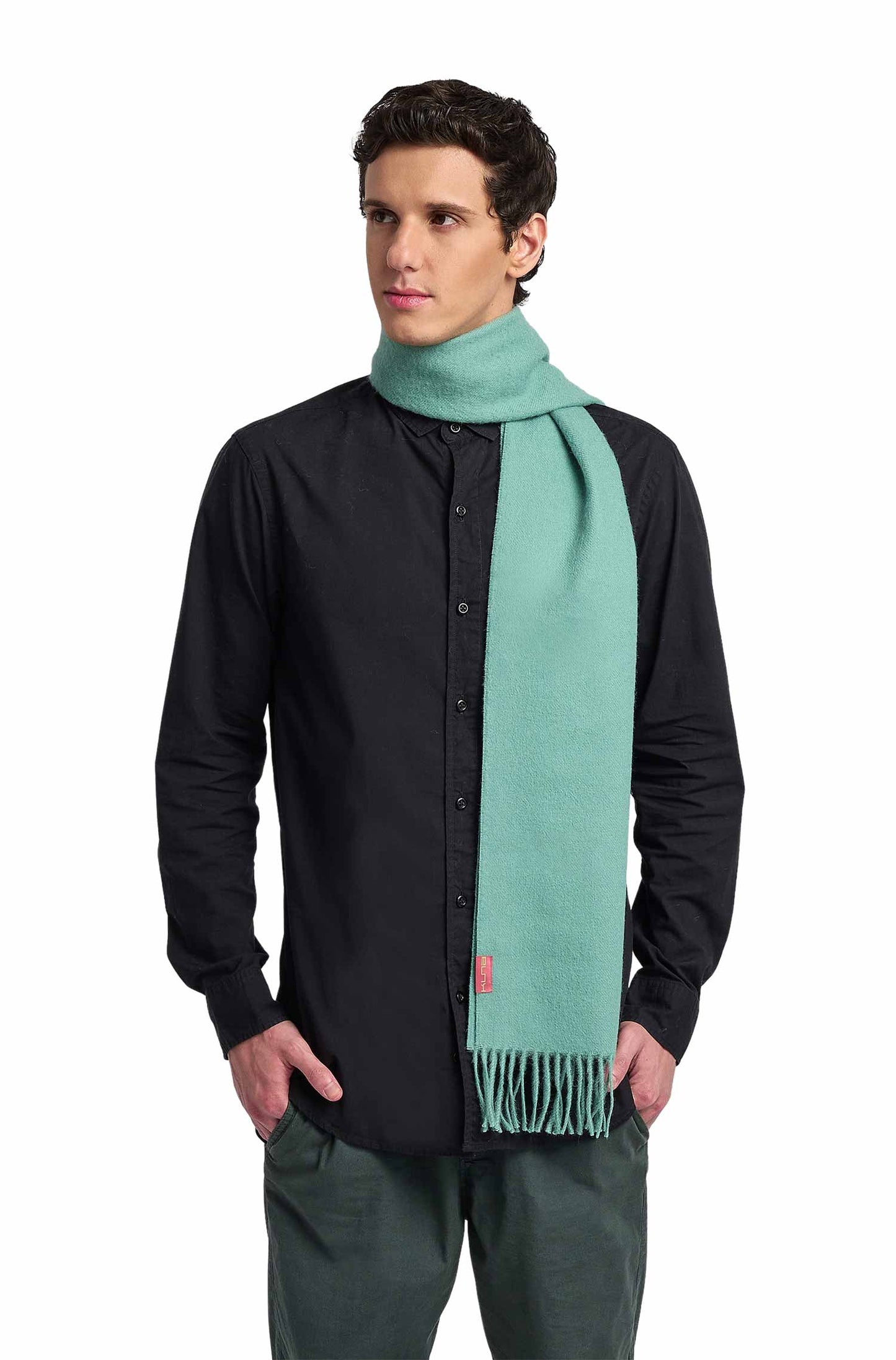 KUNA - Alpaka Webschal - Adrian – 100 % Baby‑Alpaka, federleicht & luxuriös