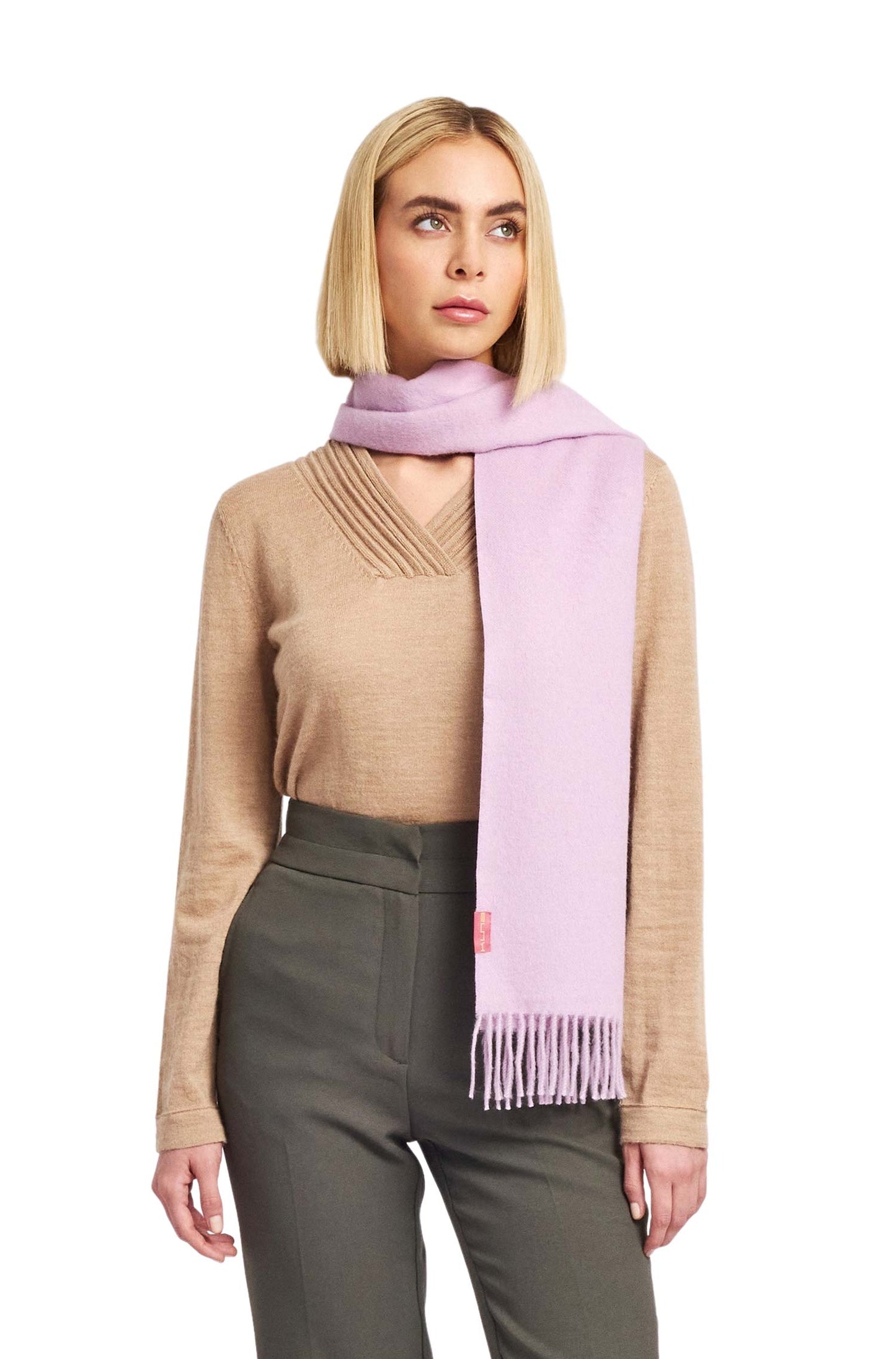 KUNA - Alpaka Webschal - Adrian – 100 % Baby‑Alpaka, federleicht & luxuriös