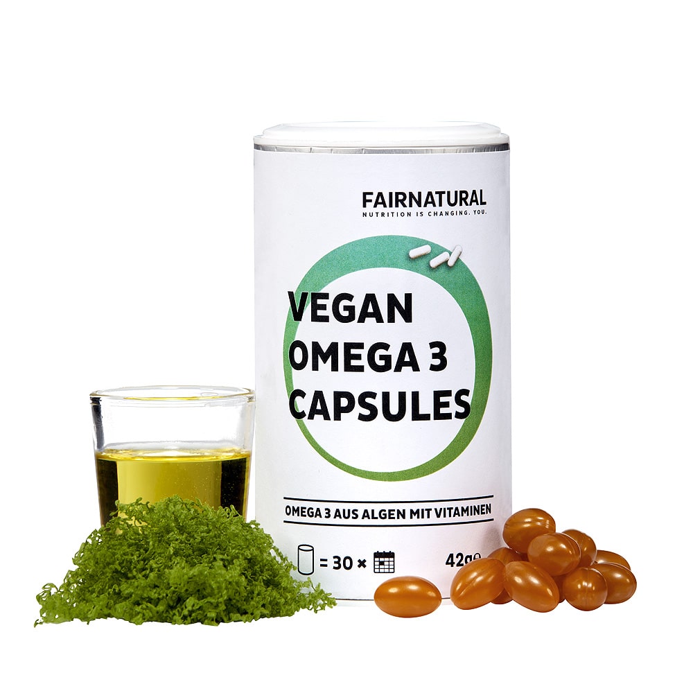 Vegan Omega 3 Kapseln aus Algen