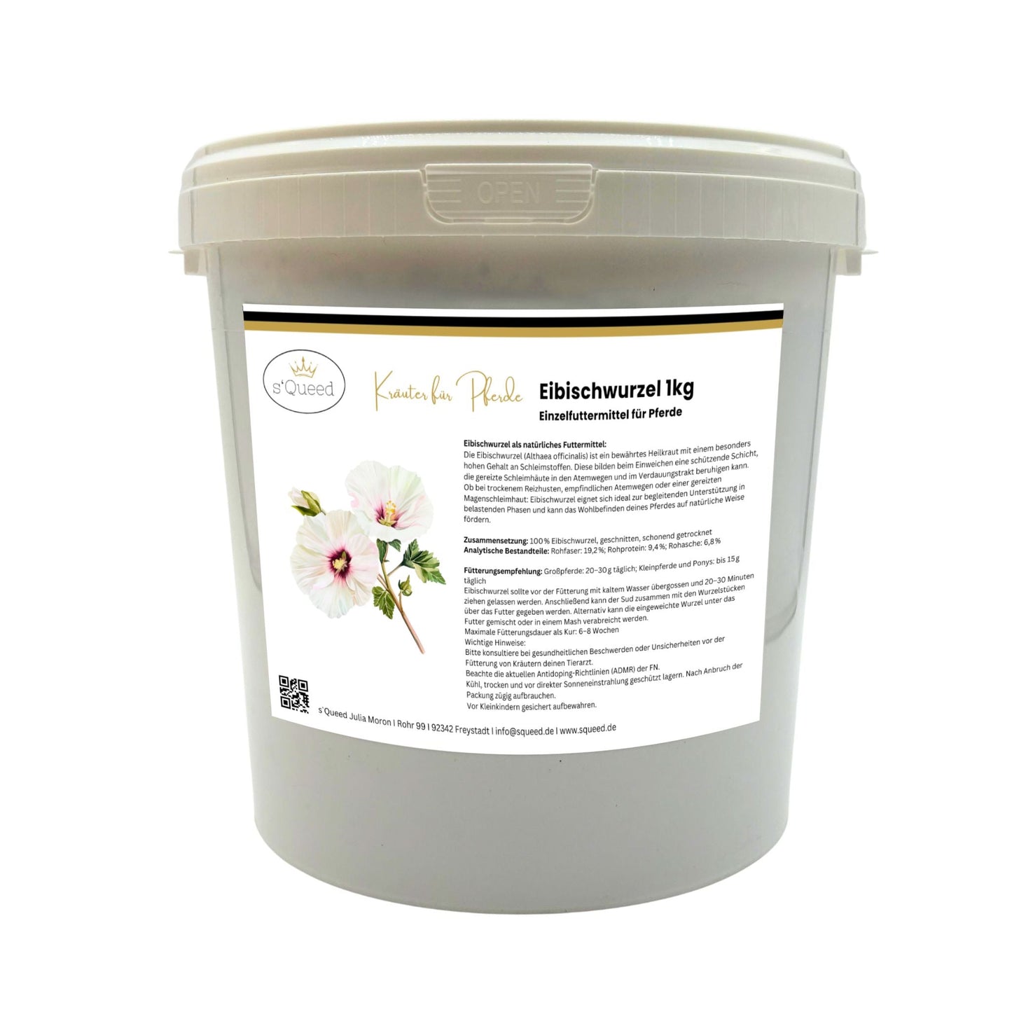Eibischwurzel Pferd - Hustenkräuter für Pferde - Magenkräuter Pferd