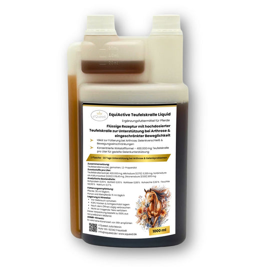 EquiActive Teufelskralle Liquid – Teufelskralle Pferd flüssig 1000 ml
