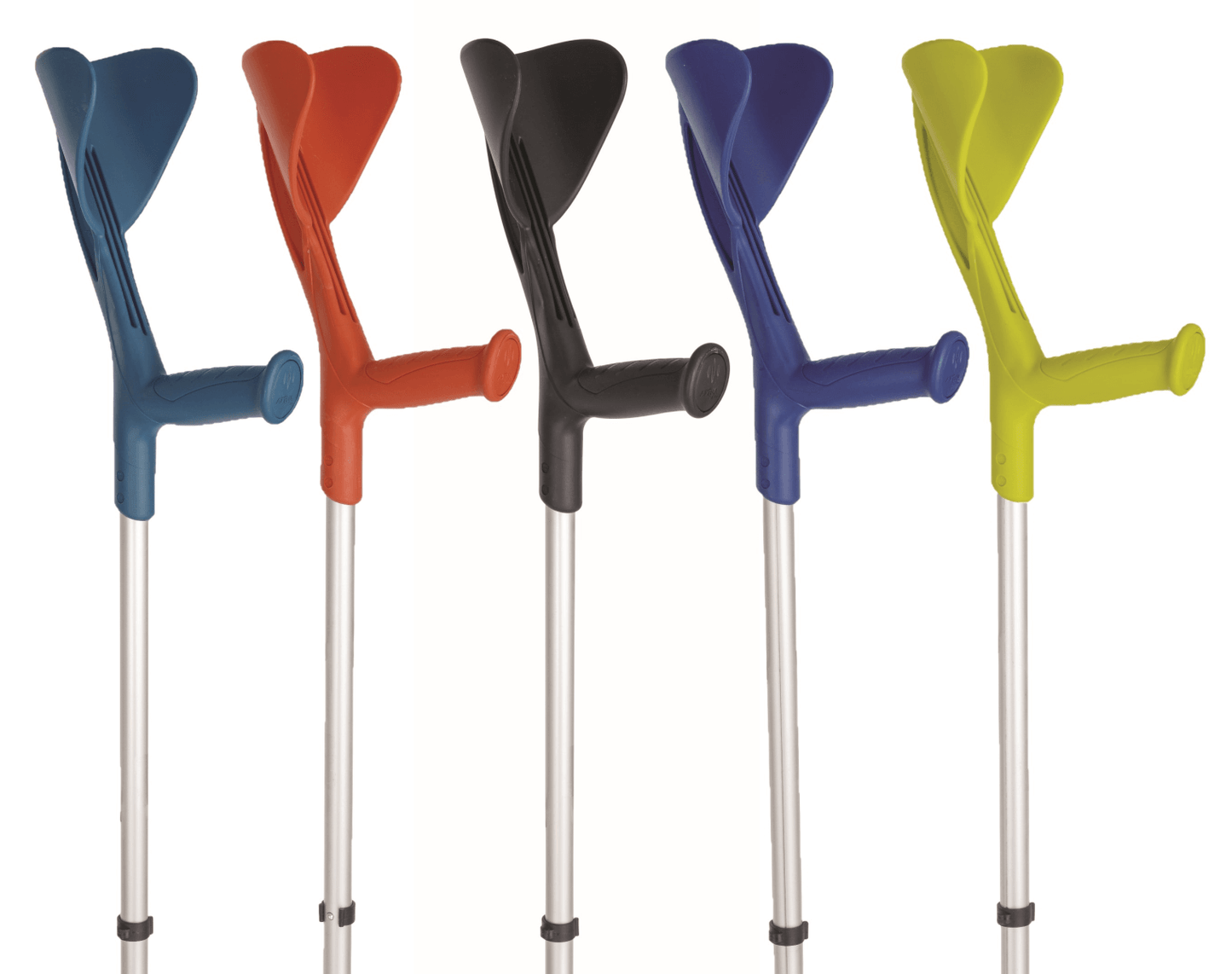 Moderne Unterarmgehstütze Evolution – 76–101 cm, 130 kg, leise