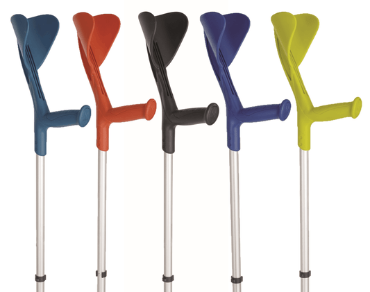 Moderne Unterarmgehstütze Evolution – 76–101 cm, 130 kg, leise