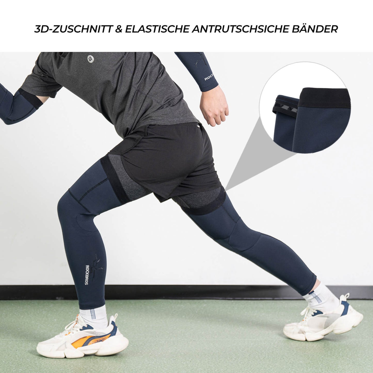 Fahrrad Beinlinge Winter Thermo S-3XL (1 Paar)