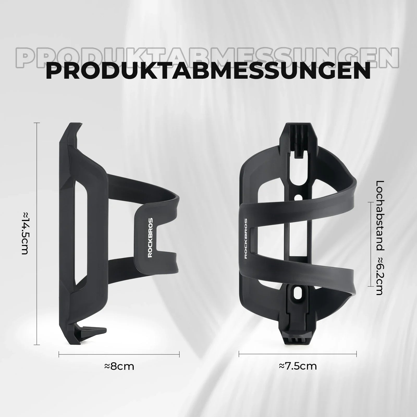 Fahrrad Flaschenhalter aus PC+ABS, Getränkehalter Trinkflaschenhalter – Unimother
