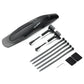 Fahrrad Schutzbleche Set Vorne/Hinten Verstellbare Flexible 26-29 zoll