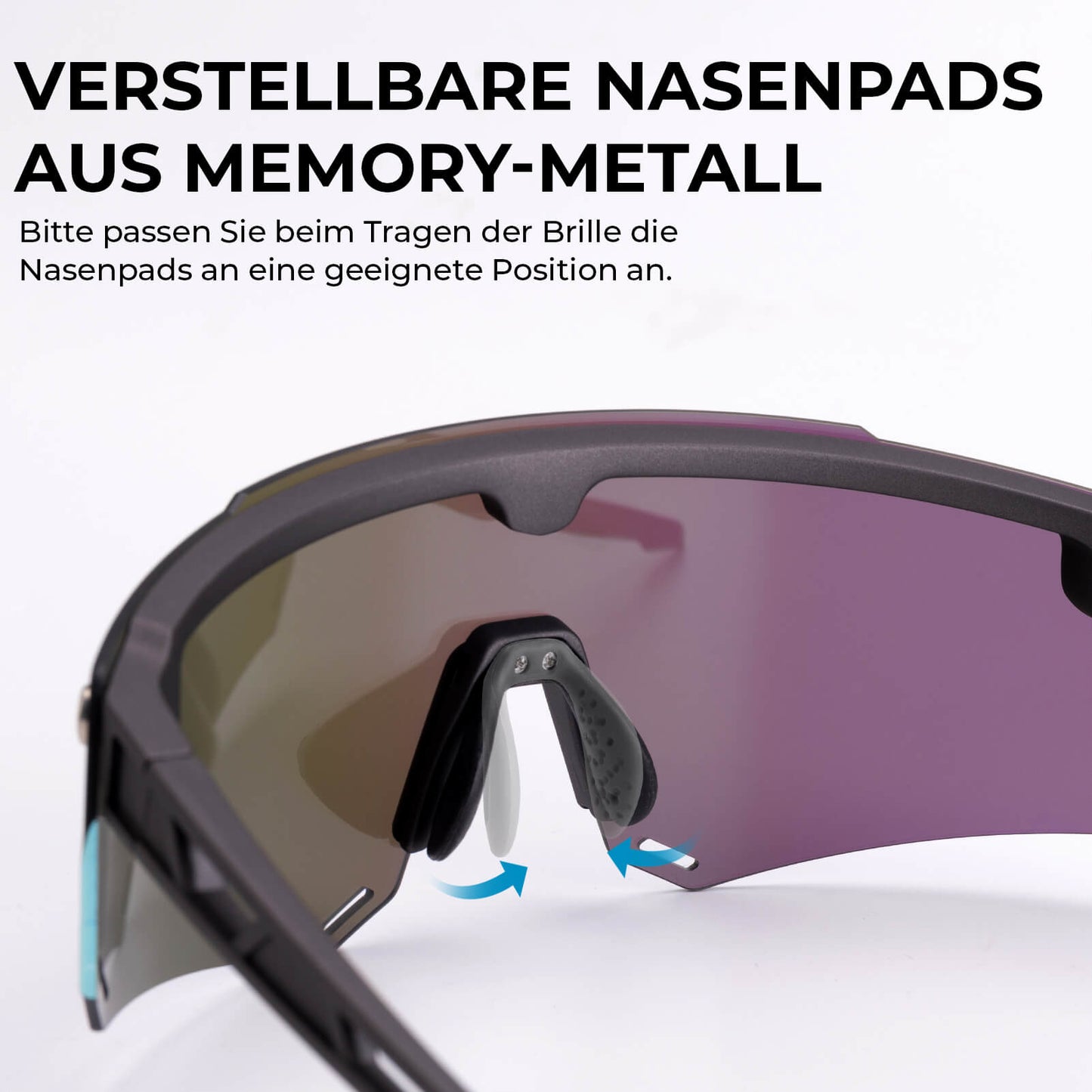 Fahrradbrille Polarisiert Magnetische Haftung Herren/Damen