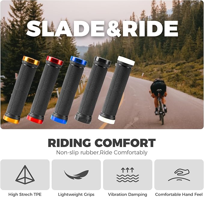 fahrradgriffe durchmesser 22mm Fahrradgriffe 22mm mit Aluminium Lock-On System