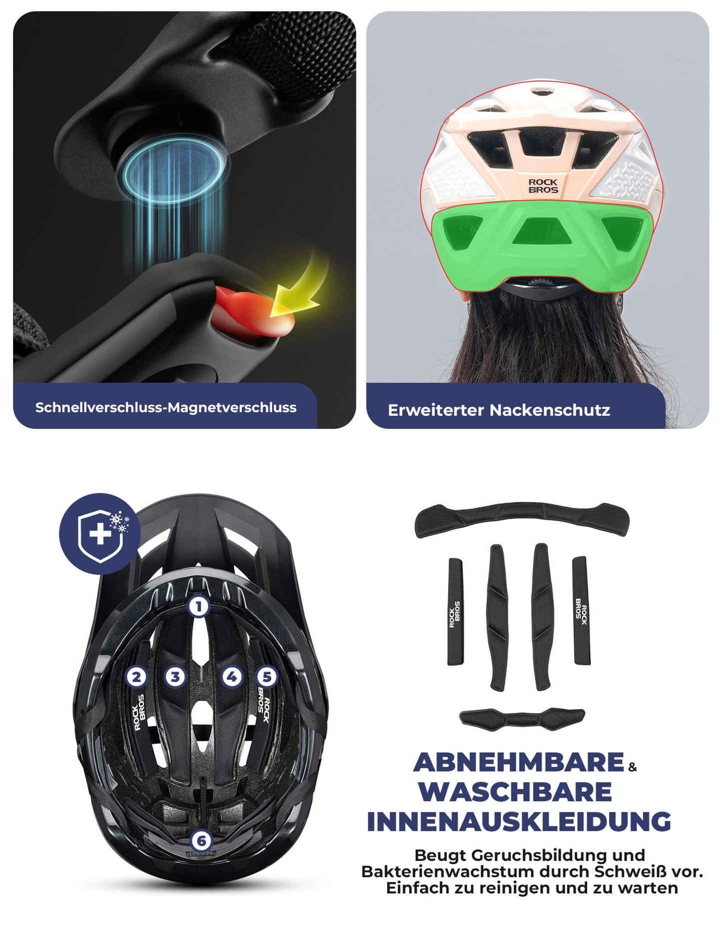 Fahrradhelm mit Belüftungssystem Verstellbar & Leicht