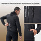 Fahrradjacke Herren Warm Winddicht Wasserabweisend Mit Fleece Reflektierend