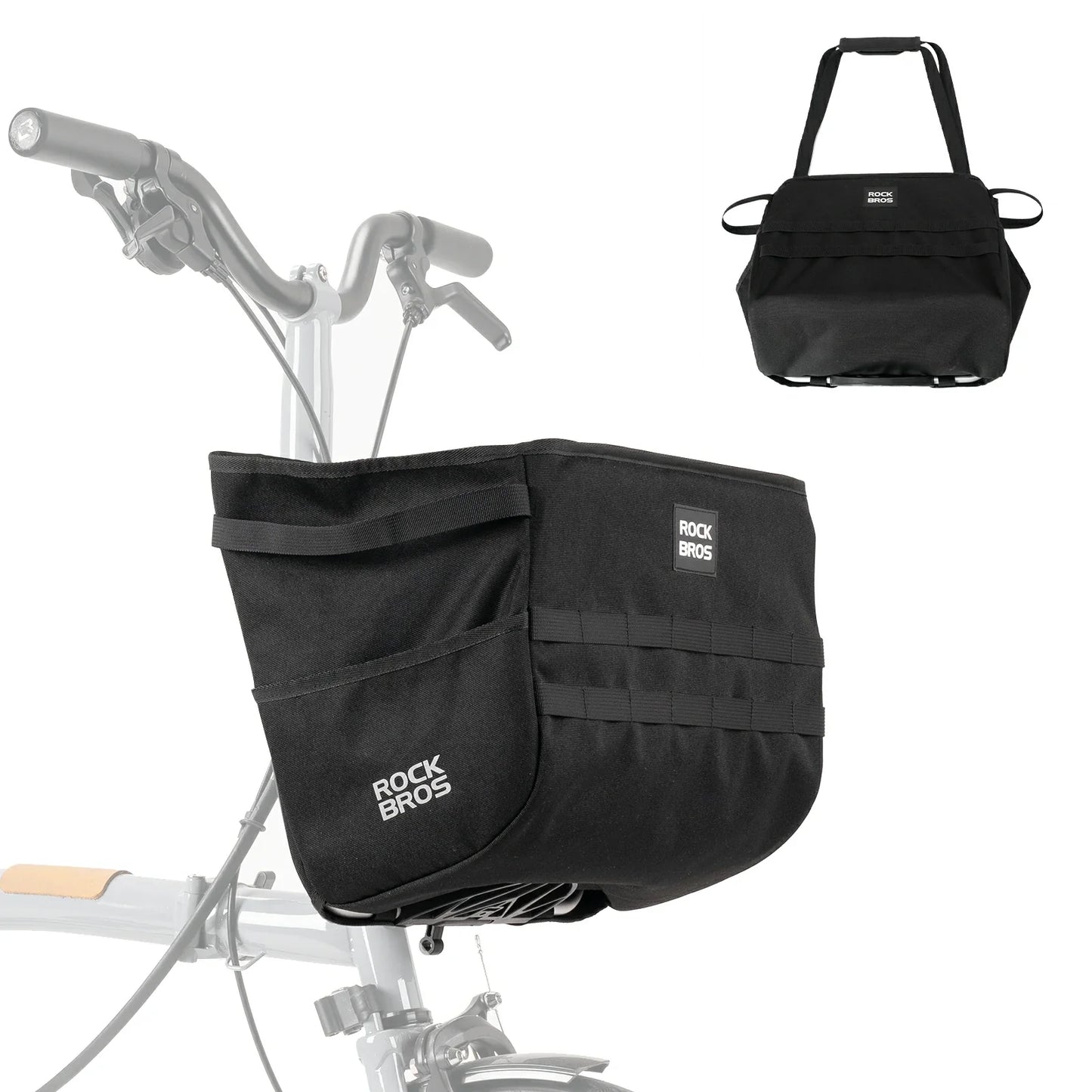 lenkertasche klapprad Fahrradlenkertasche für Brompton Faltradkorbtasche Fronttasche 16L – Unimother