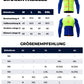 Fahrradtrikot Langarm Herren Winter Warm Fleece Radtrikot Atmungsaktiv Elastisch Mit 3 Taschen und Reflektierend