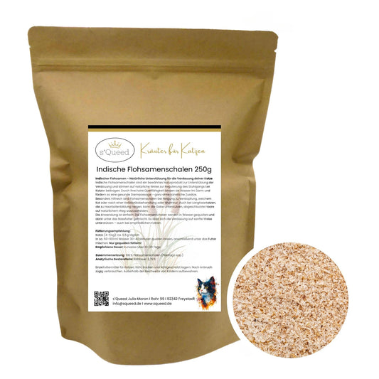 Flohsamenschalen Katze 250g