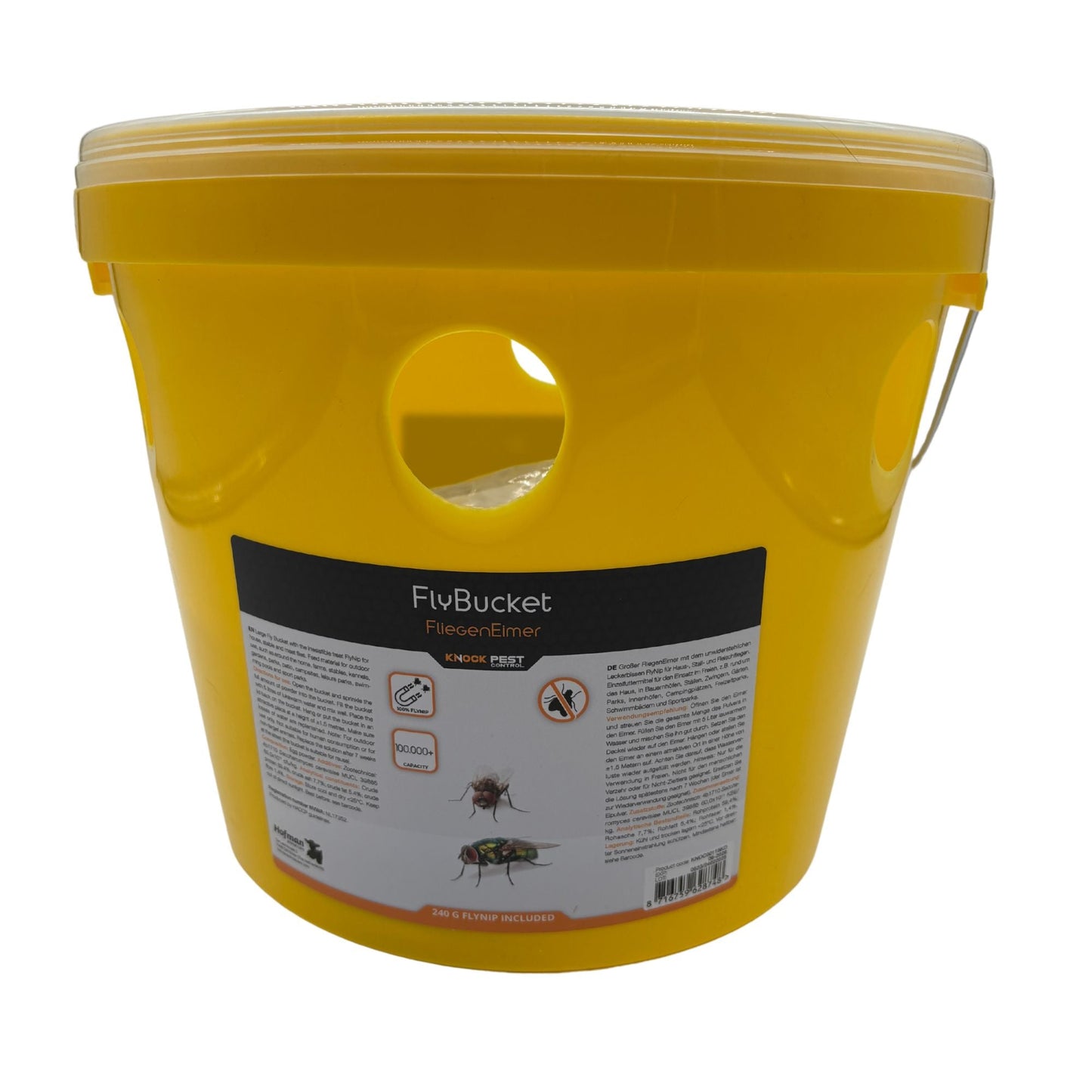 Fliegenfalle Knock Pest FlyNip FliegenEimer inkl. Lockstoff