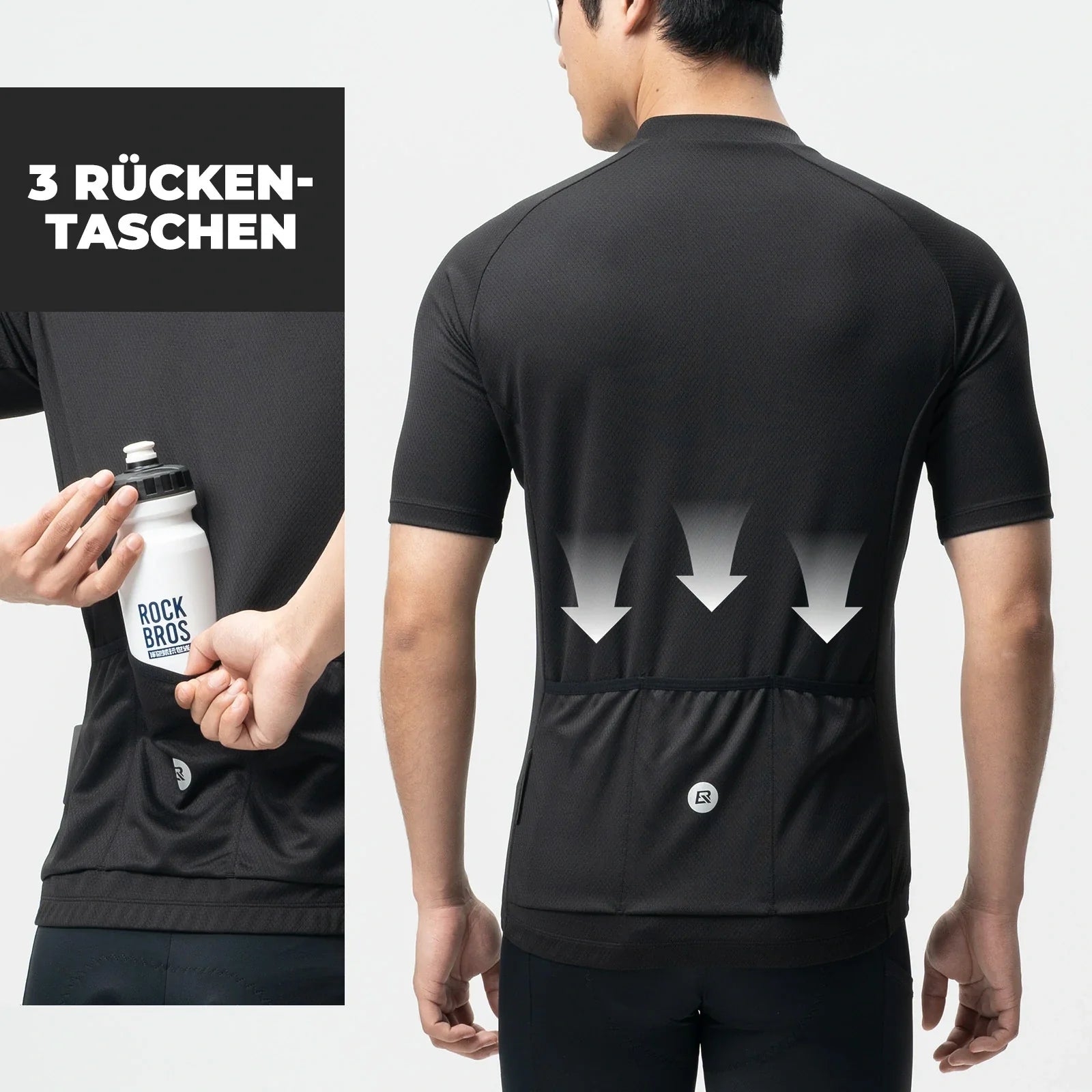 kurzarm rennrad trikot Herren Radtrikot Kurzarm Fahrradtrikot Rennradtrikot Atmungsaktiv Schn – Unimother
