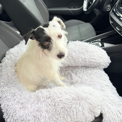 Hundebett "Balu" kuschelig weich & waschbar – mit hohem Rand für Auto & Sofa