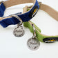 Hundehalsband-Set "Hempy" - Halsband + Leine + gravierte Hundemarke