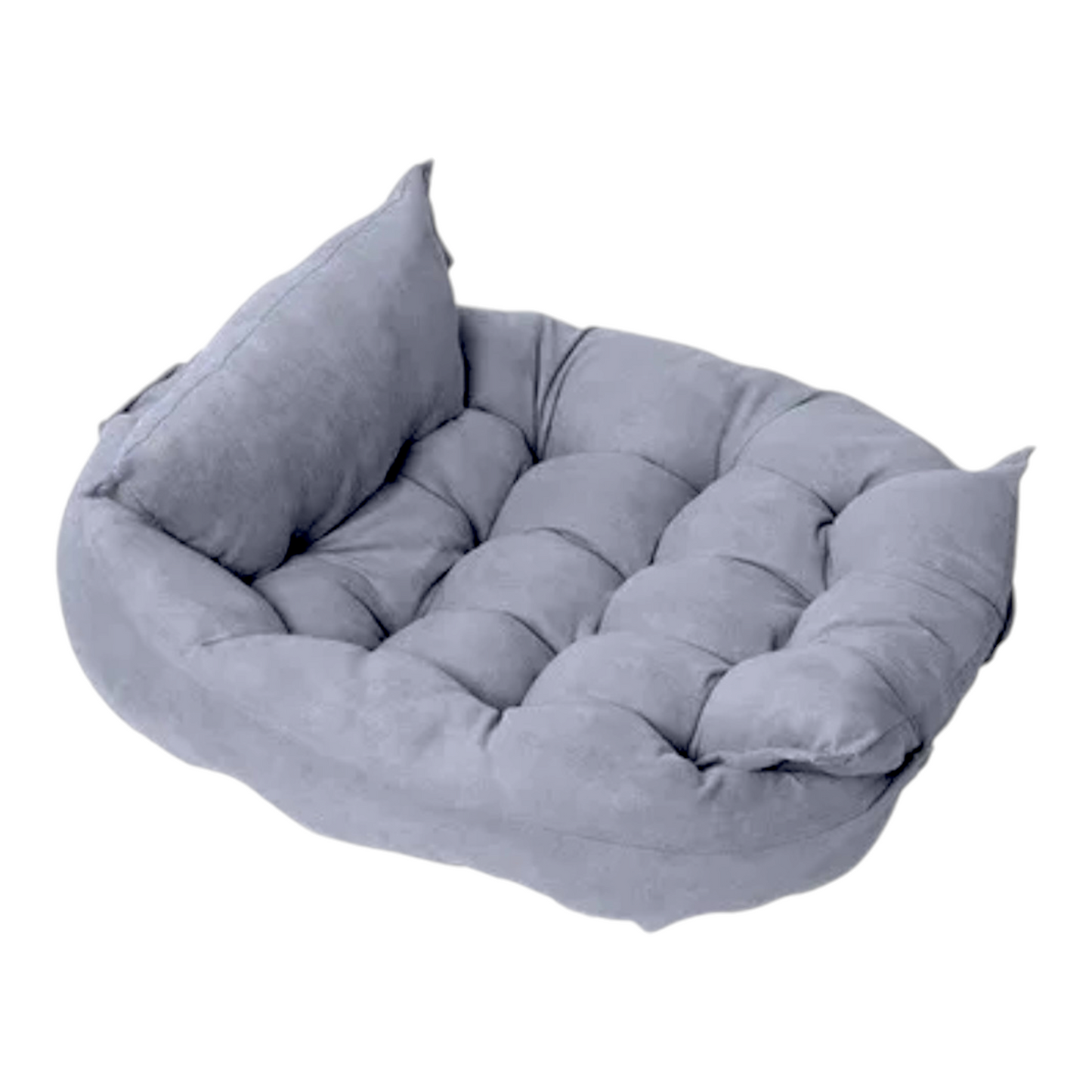 Leichte Matte mit Kissen mit drei verschiedenen Liegemöglichkeiten