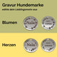 Hundehalsband-Set "Hempy" - Halsband + Leine + gravierte Hundemarke