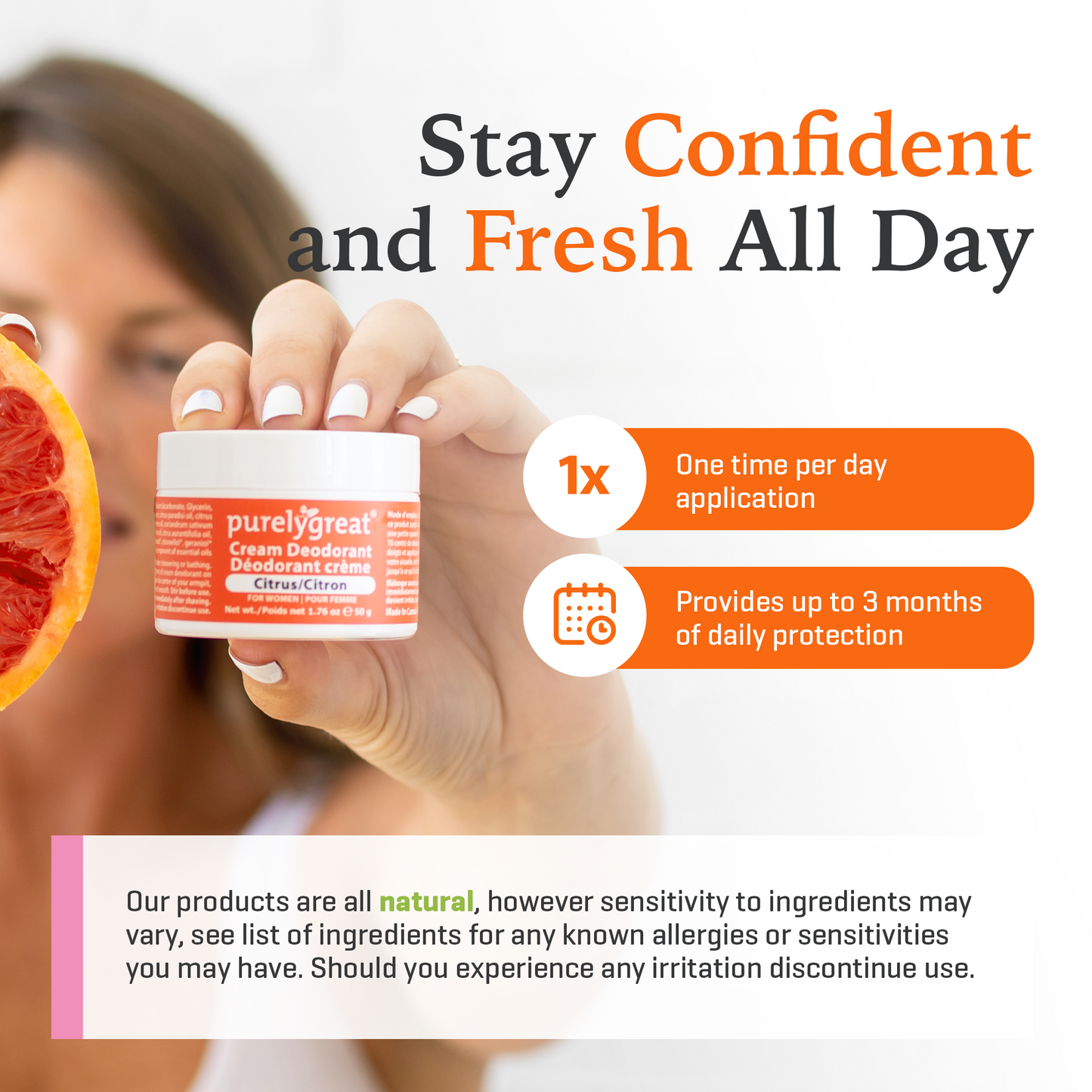 Citrus Cream Deodorant