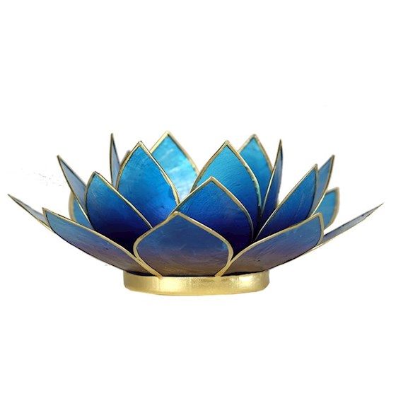 Lotus Teelicht Capiz - aus natürlicher Capiz Muschel
