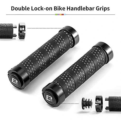 Lenkergriffe Anti-Rutsch Fahrradgriffe Lock-On Design Fahrrad Griffe