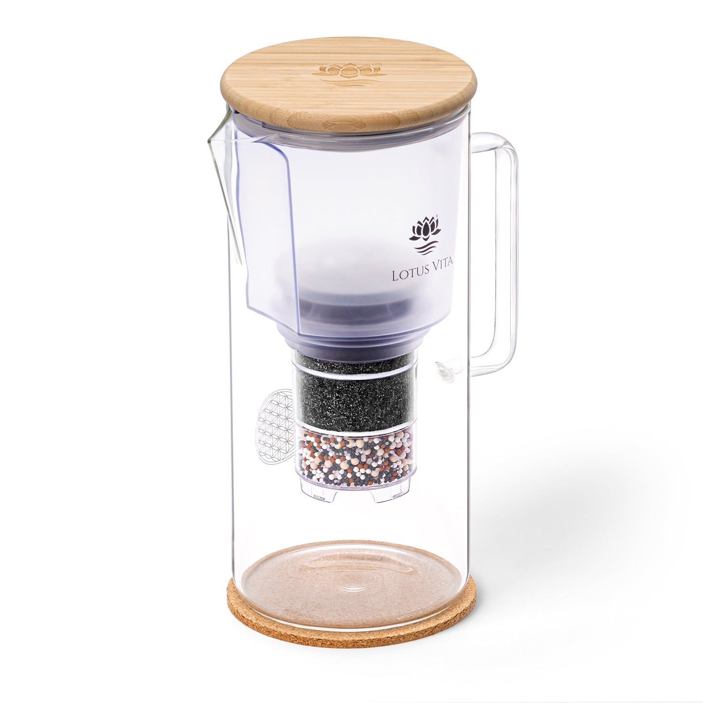 Lotus Vita - Glas-Filterkanne - KATARA - 1,4L