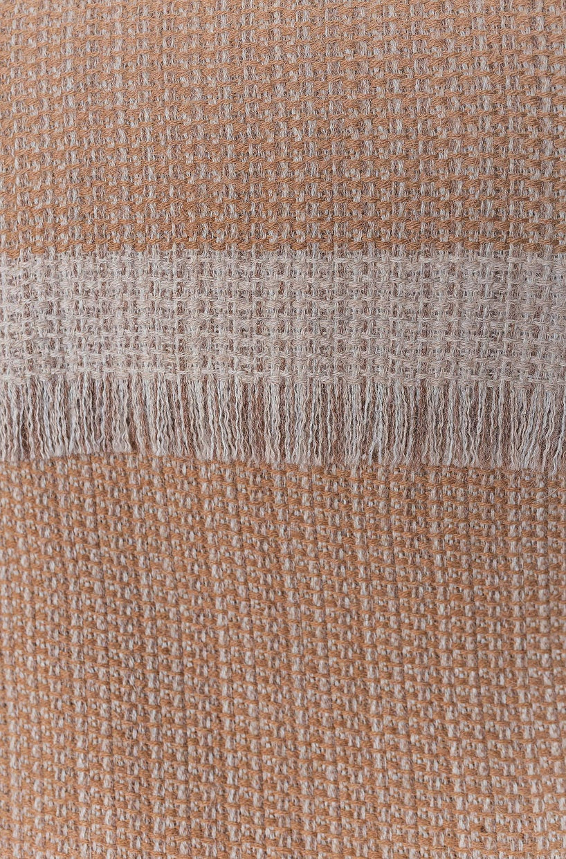 KUNA - Vivir Decke – 70 % Baby‑Alpaka & 30 % Schurwolle (Eco Line, ungefärbt)