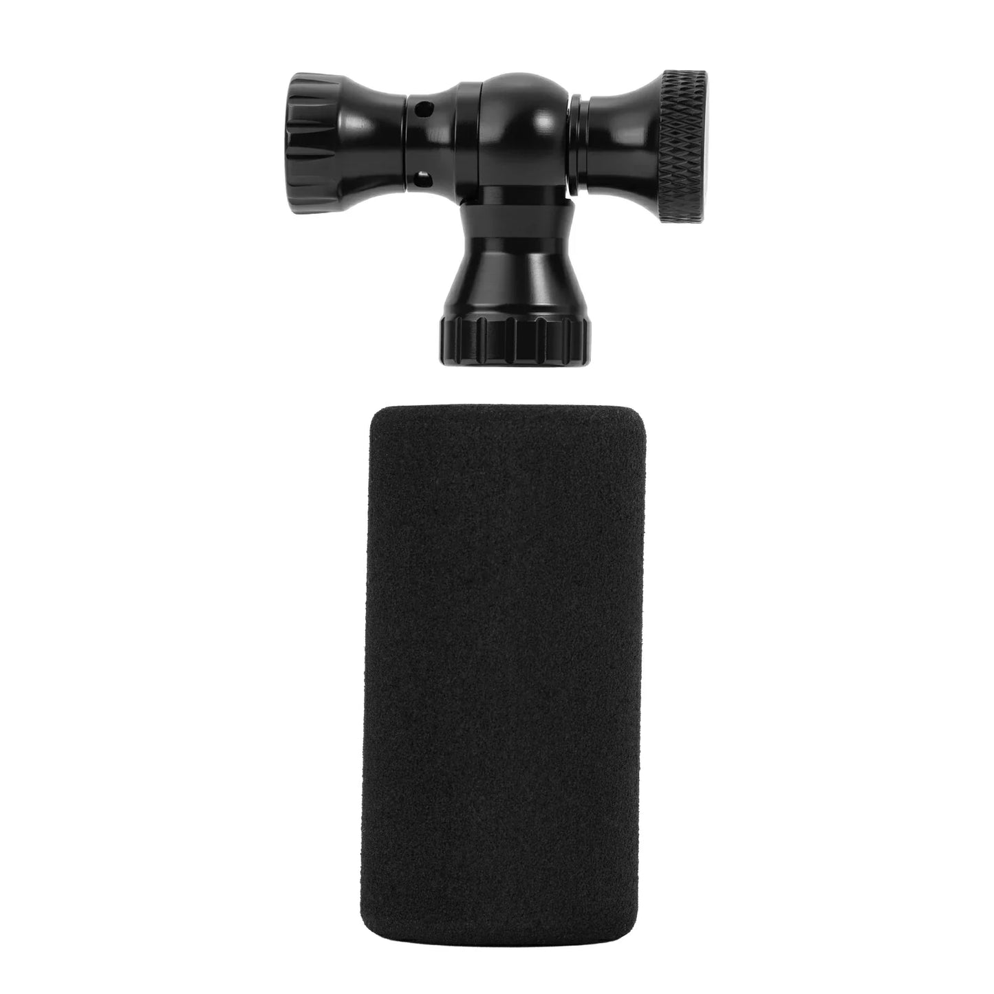 Mini Fahrradpumpe mit CO₂-Adapter - Tragbar, Presta & Schrader Kompatibel, bis 80 PSI