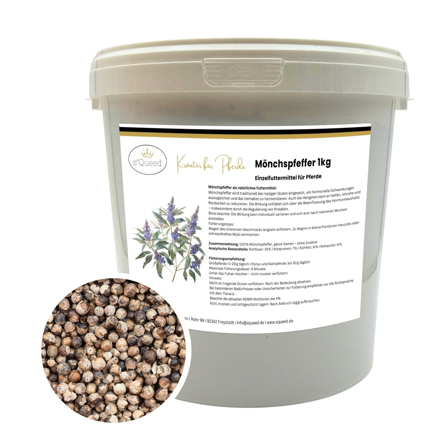 Mönchspfeffer Pferd - natürliche Hilfe bei rossigen Stuten