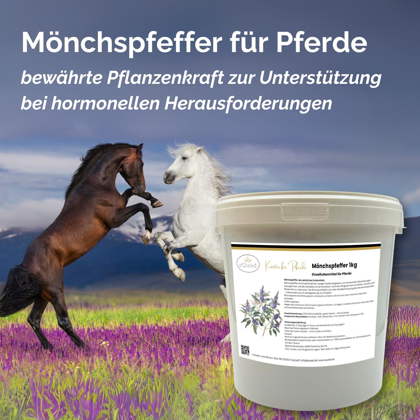 Mönchspfeffer Pferd - natürliche Hilfe bei rossigen Stuten