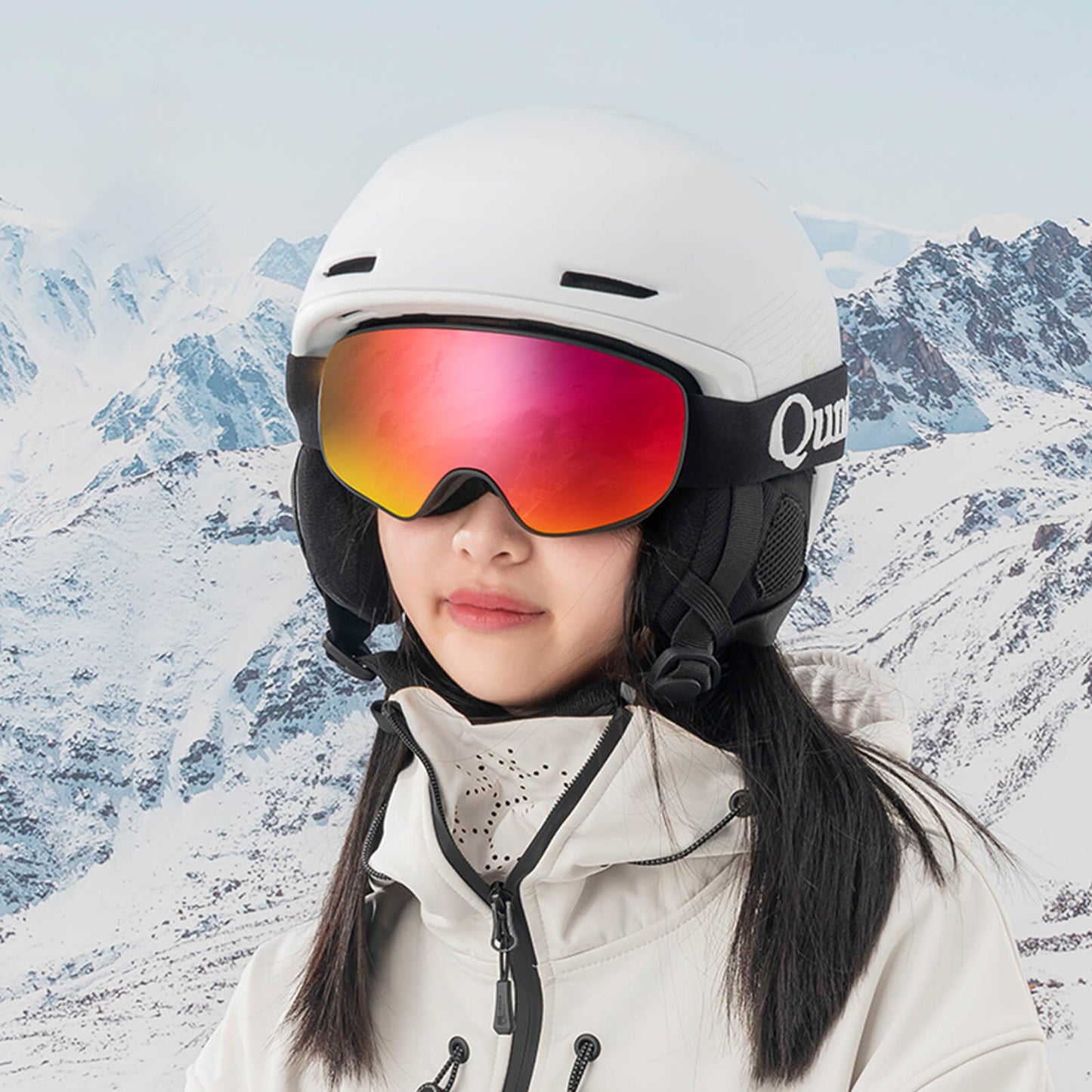 Qunature OTG Anti-Fog Skibrille Unisex