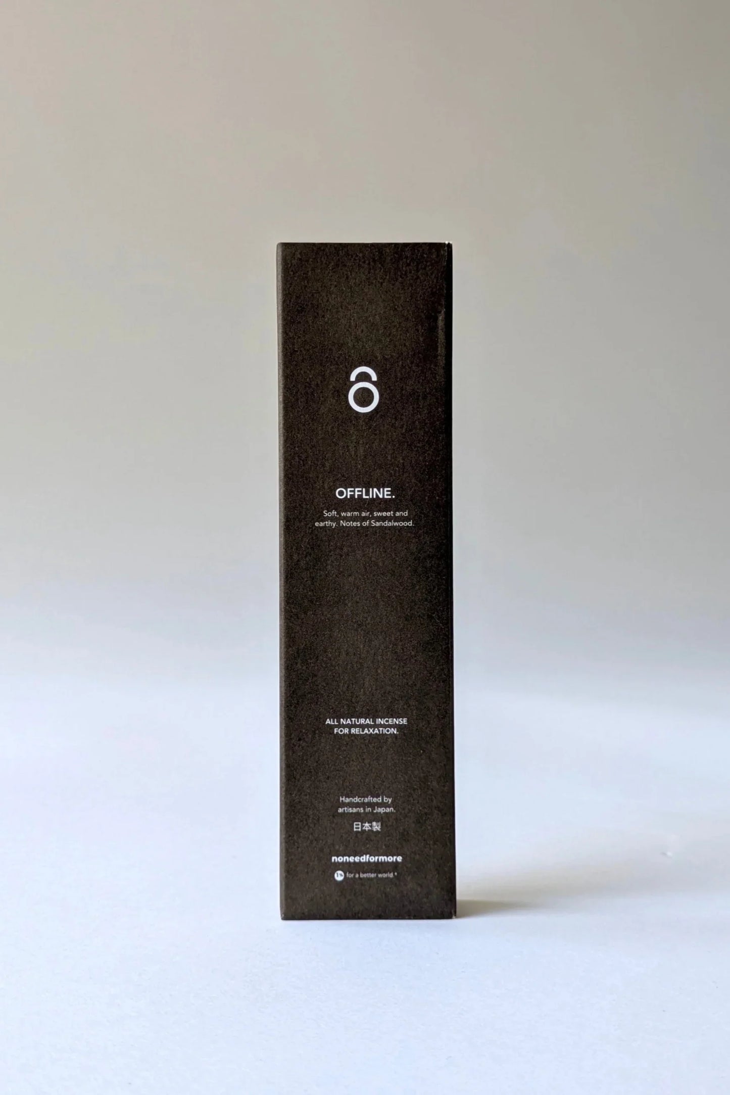 no need for more - Natürliche Räucherstäbchen - "Offline" - sanftes Sandelholz