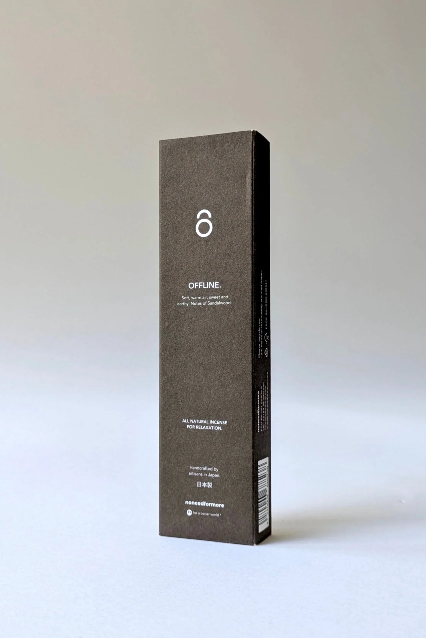 no need for more - Natürliche Räucherstäbchen - "Offline" - sanftes Sandelholz