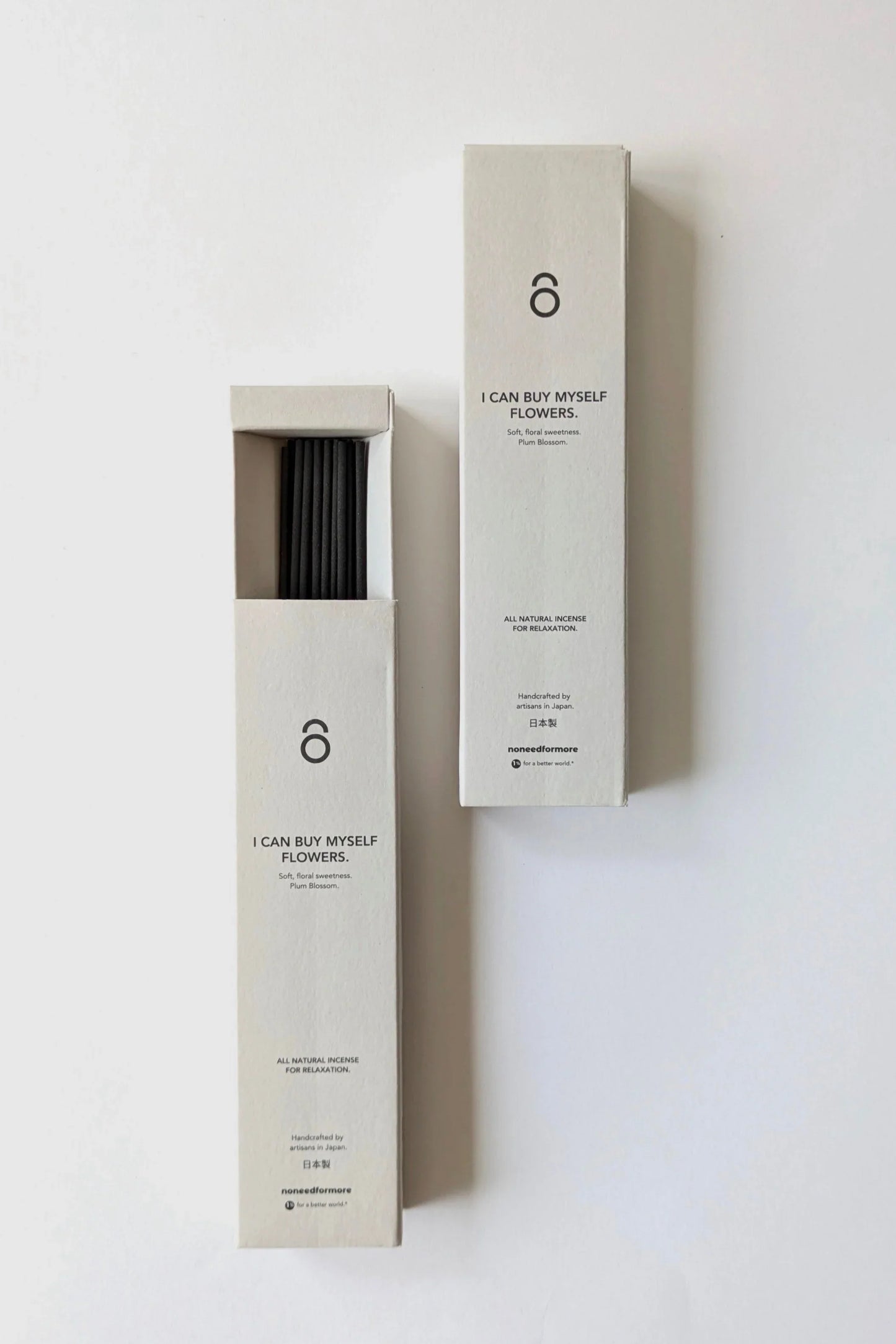no need for more - Natürliche Räucherstäbchen - "I Can Buy Myself Flowers" - Pflaumenblüten